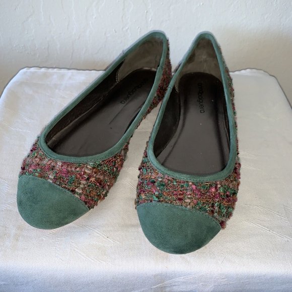 ANNA BAIGUERA plaid ballet flats with leather soles, US size 8, Euro size 39 - Picture 9 of 9
